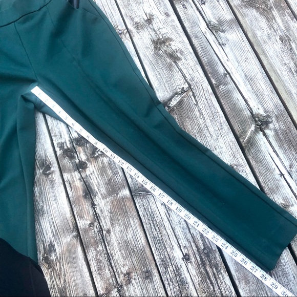 Michel Studio size 14 Dark Green Stretch Dress Pants - Picture 9 of 12